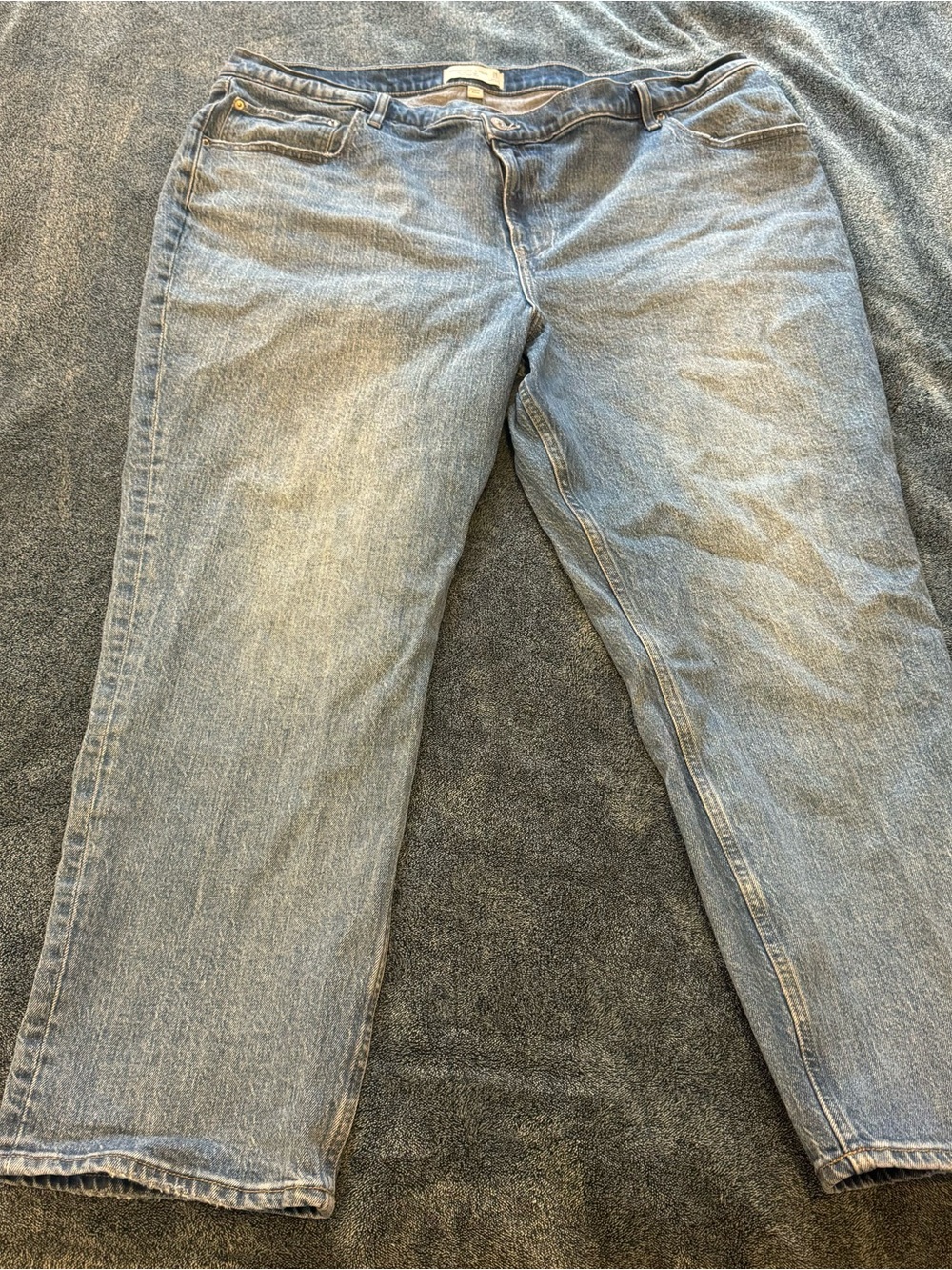 Abercrombie & Fitch Light Blue Straight Leg Jeans